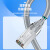 丰应子 超五类屏蔽网线 铠装网络线5米成品防鼠咬带水晶头 FYZ-WK16R