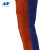 友盟（AP）AP-6062皮配蓝色阻燃背布焊裤 咖啡色 XL码