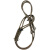 插编钢丝绳子手工编织钢丝绳起重吊具锁具编头子吊索具塔吊油丝绳 桔色 18毫米6米长