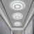 诗曼芬 过道灯走廊灯创意入户玄关灯现代简约阳台灯led灯具 A款 方形 三色变光 暗装 吊顶开孔5-9cm