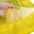 者也（ZYE）100只加厚黄色废物袋 一次性诊所院用废弃物垃圾袋 手提式清洁包装袋平口袋 70升80cm*90cm手提式