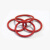 φ2.0φ2.5硅橡胶0型圈红色耐高温模具防水密封防油圈10/12/14/10 2.5*外12MM24个/包