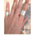s999银光板光圈戒指加宽版主君的太阳指环开口设计 4克(宽9毫米)