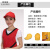韩曼柯 韩版棒球帽遮阳鸭舌帽男女红色志愿者工作青年义工帽子广告帽印字定制logo 黄色卡扣常规款