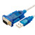 AP 晶华 串口线 USB转DB9 透明蓝 1.5米 不涉及维保 起订量5条 货期5-7天