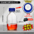液相流动相瓶溶剂瓶GL45盖螺口储液瓶色谱试剂瓶100/250/500/1000/2000/5000 透明500ml/1孔