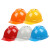 君御 安全帽 工地工程施工ABS国标防砸防摔抗冲击透气安全帽 1502/ABS/一指键 红色 