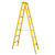 玻璃钢绝缘人字梯关节梯伸缩梯升降梯子电工梯折叠梯凳电力直单梯 2.0米关节梯