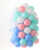 海洋球儿童加厚波波球宝宝游乐场玩具球池围栏婴儿彩色球环保加厚彩色球房间装饰 7CM100个+收纳筐