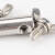稳斯坦 WY0067 304不锈钢钢丝绳螺丝夹头 双锁圆形孔锁扣夹头 四内六角10mm(5个)