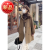 衣宫阁（YIGONGGE）中年妇女毛妮子双面尼高端双面羊绒大衣女中长款高端双面羊绒大衣 卡其绿 S 建议90-115斤
