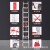 定制储力铝合金伸缩梯单面 升降梯铝梯子单侧 升缩阁楼梯 8米收4.2米升7.6米 m厚