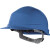 代尔塔代尔塔通风款石英1型含透气窗工地安全帽 安全头盔防砸吸汗102012 102011蓝色 普通款