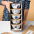 法漫玫德国进口品质创意中式复古几何陶瓷米饭碗套装家用2023新款5英寸 何 5英寸 0头
