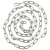 短云 304不锈钢链条 防盗链锁链长环铁链金属链条  直径8mm长30米