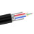 首千 SHOCHAN  光电复合缆光纤4芯复合光缆带2芯2.5平方电源一体线 100米 SQ-GYXTW-4B1-2*2.5