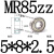 定制定制迷你64小轴承大全646 小型6960内径  4  6 mm微型 MR85ZZ(5*8*2.5)