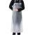 尔苗 PVC防水围裙 透明加厚耐酸碱厨房餐厅防油污劳保围裙 1件装