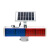 旗鼓纵横 AQ-N62 太阳能爆闪灯 锂电池交通路障LED光信号灯施工安全警示灯 大款分体