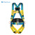 SHANDUAO 五点式安全带 高空作业安全绳双钩国标套装 全身式保险带AD9042 双大钩1.8米