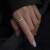DTOTO925银戒指女蝴蝶结ins设计感指环开口可调节素圈女友生日礼物 蝴蝶结戒指一枚