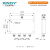 XINQY 芯启源SMA微带功分器一分四 5-1000MHz 低频短波1G通信LC功率分配器合路器 PS4-0.005/1-SE
