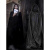 阁系万圣节黑色披风儿童女巫女童COS死神吸血鬼巫婆斗篷演出服装成人 青少年披风(衣长120cm) 均码