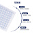 荧光封板膜PCR深孔板酶标板96孔板塑料elisa硅胶荧光封板膜pcr定 (荧光定量) 压敏封板膜 100