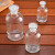 安达通 玻璃密封瓶具塞小口瓶 透明细口瓶试剂瓶 细口瓶 白色250ml