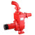 泵双叶轮果园农田自吸喷滴灌泵高扬程水泵农用离心泵抽 红色大4寸100BPZ-220-2