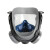 思创科技 硅胶防毒全面罩面具防尘防毒异味酸碱喷漆农药打磨用（配螺纹口滤毒盒）S100-3 橡胶面罩（不含滤盒）