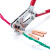 紫铜GT通孔型铜连接管直通管接头铜管鼻套管电线电缆中间对接端子 GT-4(5只)