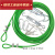 刚丝吊绳带套钢丝绳带塑料皮的钢丝绳包塑胶晾衣绳钢丝线凉衣 15米直径5mm(全套配件包)