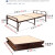 自力简易折叠床单人午休床实木板式床实木硬板床临时加床双人床钢折床 90cm加固钢折床 免安装