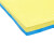 金诗洛 泡沫防滑地垫 T型纹黄蓝-厚2cm 1*1米 跆拳道地垫 地板垫舞蹈体操垫 KT-080