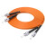 SAMZHE 光纤跳线 ST-ST 多模双芯 橙色 3m G2-STST03