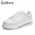 Cabbeen/卡宾男鞋春季新款小白鞋简约风气垫板鞋休闲鞋潮百搭鞋子 白色 皮鞋码40