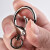 恰龙Q18羊眼钉金属钩扣钥匙锁匙扣链挂环钥匙圈包包配件DIY饰品配件 羊眼扣 （1个）
