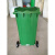环卫塑料垃圾桶轮子户外物业小区240大垃圾桶轮子轮轴配件 万向轮一个