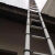 适用收缩8米伸缩梯定制梯子7米升降梯铝合金直梯登高梯工程梯单面 单面8米加钩子
