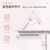 得力 deli 儿童书桌 带书架写字桌 可升降学习桌80CM 87006粉色（单桌）