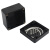 黑色防水接线盒abs塑料仪表外壳室外监控穿线密封PCB电池防水盒 RYD-F19带耳83*58*33mm