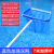 户驾 游泳池捞网打捞网 伸缩杆加强深水网 水池捞叶网清洁工具 蓝色加密深网（7米杆）
