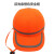 厚创 防撞安全帽 ABS内壳帽轻型防砸棒球运动鸭舌帽 反光条橙色