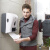 梦茜儿酒店感应出纸机自动出纸器擦手纸盒卫生间自动纸巾架的 8388A-白色+电源线