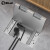 奔际国际电工地插座纯平嵌入式不锈钢200型隐藏式地砖地板插座 双五孔(银色)