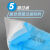 LISM口罩KN95折叠面罩防花粉防唾沫防雾霾防尘含熔喷布五层加厚透气 头带无阀低阻折叠口罩蓝色10个