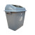 日曌大号物业学校小区翻盖垃圾桶室外公用办公垃圾桶弹盖垃圾定制 大号60L