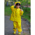 幼儿园男女儿童套装雨衣背带雨裤连体安吉游戏服两用款防水全身 901黄色(单上衣) M