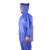 沸耐笙 FNS-24035 劳保工地PVC分体海胶雨衣套装 蓝色分体1斤 1套